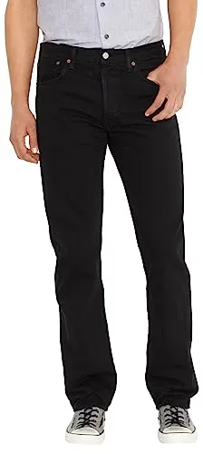 Levi's Hombre 501 Original Fit Vaqueros, Stonewashed Black, 38W / 32L