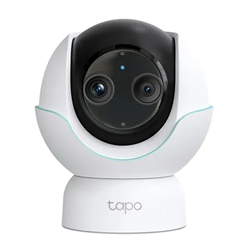 Tapo C840 - Cámara vigilancia WiFi Interior,Lentes Dobles 2K +1080p, bebés