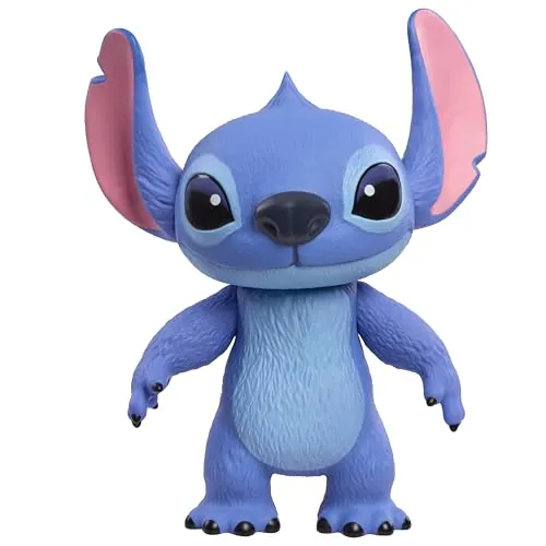 Just Play Figura de Vinilo de 35,6 cm de la película de Stitch de Disney, 3 Puntos de articulación para Jugar o exhibir, estatuilla articulada, Juguetes para niños a Partir de 3 años