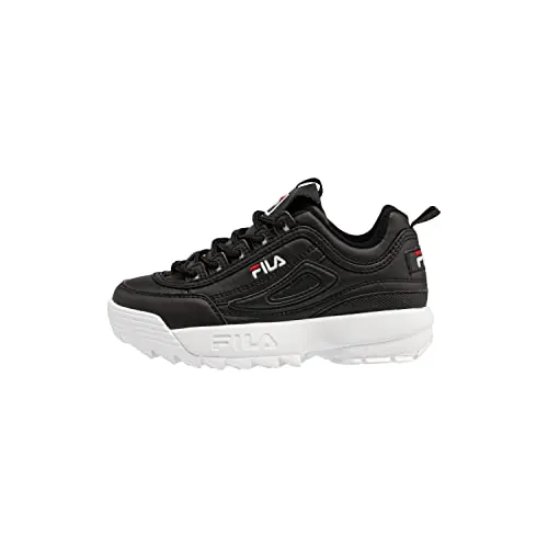 FILA Disruptor Kids, Zapatillas Unisex niños, Negro, 34 EU