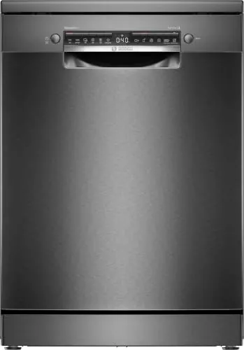 Bosch, Lavavajillas, Serie 4, 14 Servicios, Home Connect, negro, SMS4EMC06E | Activa tu lavavajillas desde el móvil y disfruta de una vajilla impecable.