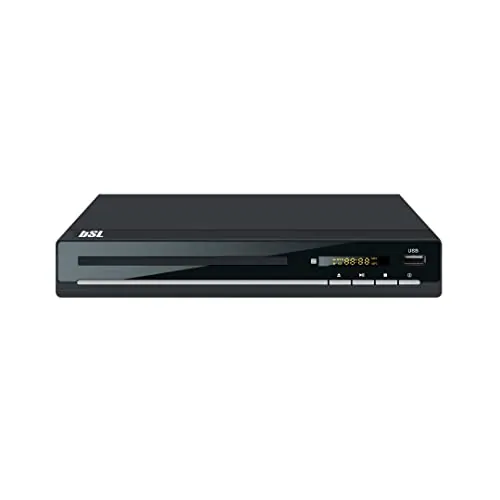 Reproductor de DVD BSL-351 multiformato DVD/CD/USB Multimedia | Salida HDMI y AV (Cable AV Incluido) | Mando a Distancia | para Todas Las regiones.