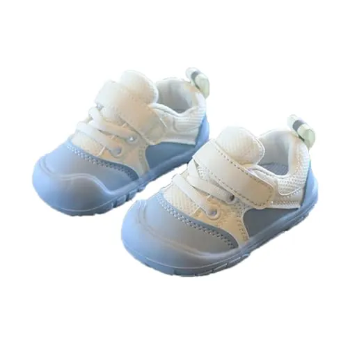 Fansu Zapatos Bebe Primeros Pasos Ligero Suave Recién Nacido Plano para Bebé Niño y Niñas, Antideslizantes Suela de Goma Zapatos Infantiles para Caminantes Principiantes