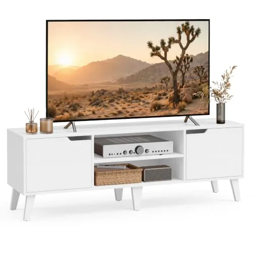 VASAGLE Mueble TV, hasta 65 Pulgadas, Largo de 147 cm