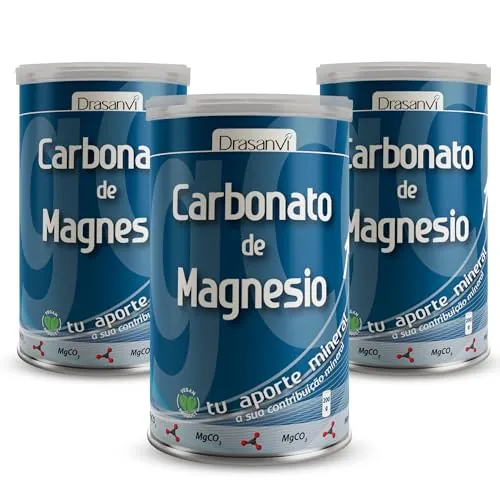 Carbonato de Magnesio Puro Drasanvi Pack de 3x200 Gramos