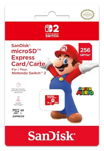 Sandisk Micro SD Express Card for Nintendo Switch 2
