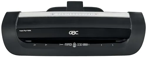 GBC 4402133EU - Plastificadora Fusion Plus 7000L A3 Con Calentamiento De 1 Min, Plastificación Ultra Rápida, Tecnología De Sensores Inteligentes, Ajuste Automático De Velocidad, Bolsas 75 A 250 Micras