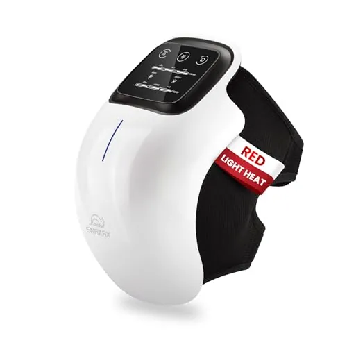 Snailax Masajeador de Rodilla con Luz Roja y Calor