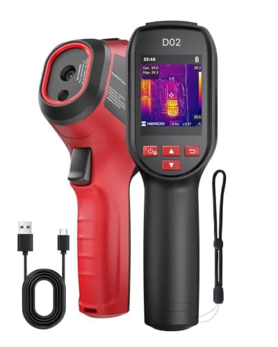 Camara Termica HIKMICRO D02 con Cámara Visual, 96x96 IR nativo