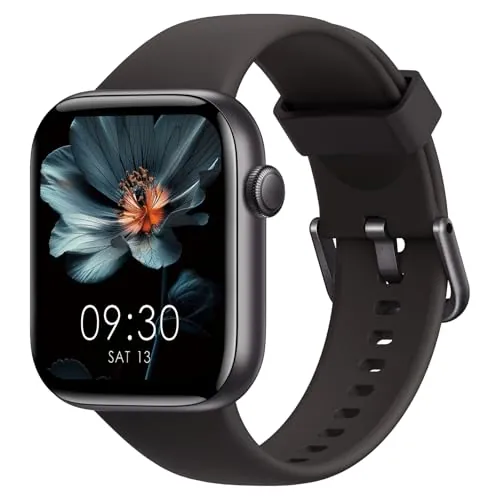 AcclaFit Reloj Inteligente Mujer Hombre, 1.85" Smartwatch con Llamadas Bluetooth, 140+ Modos Deportivos con SpO2/Pulsómetro/Monitor de Sueño/Podómetro, Impermeable IP68 para Android iOS