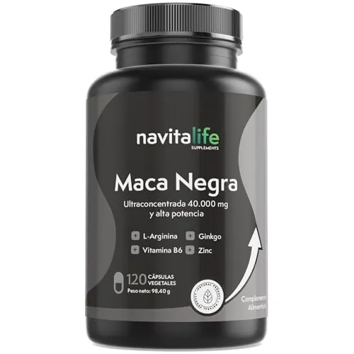 Navitalife Maca Negra Peruana Andina Pura 40.000 mg Ultra concentrada