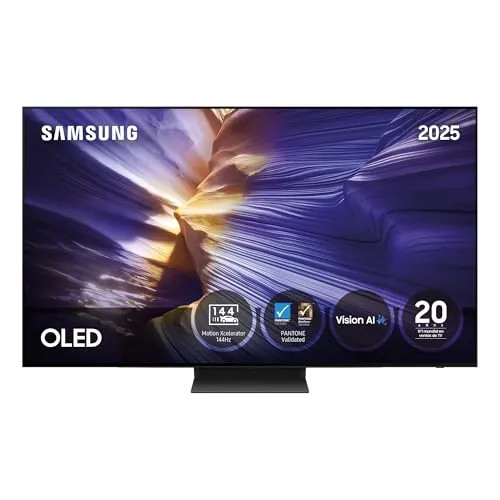 Samsung TV 77 Pulgadas OLED S93F 4K Smart TV con Vision AI, Motion Xcelerator 144Hz y Colores certificados por Pantone