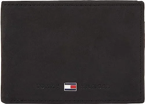 Tommy Hiliger, JOHNSON MINI CC FLAP AND COIN POCKET - Cartera, unisex, color black, talla OS