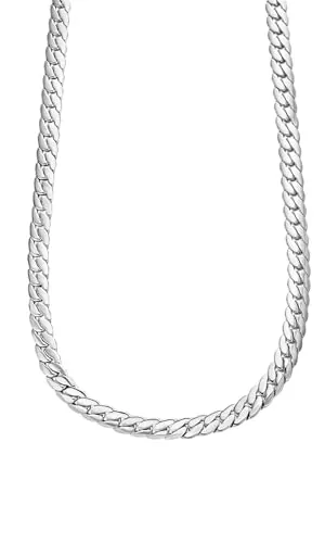 LOTUS STYLE Cadena Acero Inoxidable Hombre de 316l - Diseño Sofisticado y Resistente al Agua 500.00 mm LS2210-1/1 Collar Hombre - Regalo de Cumpleaños, Aniversario, Día del Padre y Ocasión Especial