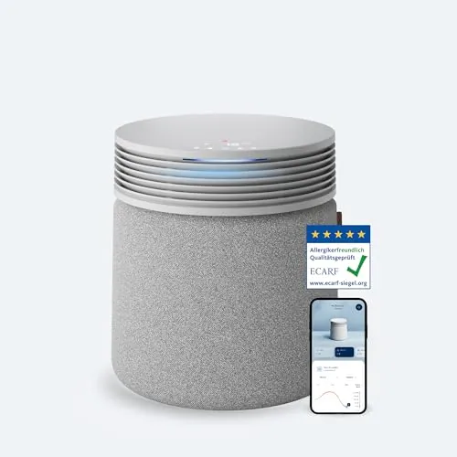 BLUEAIR Blue Signature Purificador de Aire para Espacios Amplios – Silencioso y Inteligente hasta 154 m² | Tecnología HEPASilent™ | Elimina Alérgenos, Polvo, Humo, Moho y Pelo de Mascotas