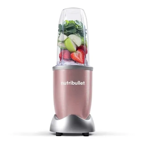 nutribullet Pro 900 Watt, batidora personal, batidora multifuncional, vaso de 700ml, NB904RG