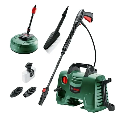 Bosch Hidrolimpiadora de Alta presión EasyAquatak 120 (1500 W, Kit para hogar y para Coche Incluido, caudal máx.: 350 l/h, en Caja)