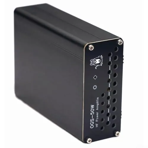 Amplificador de potencia HF de 50 W, para FT-817 IC-703 para Xiegu G90, amplificador lineal QRP con conector M/UHF a Q9, amplificador de potencia de alta frecuencia de 13.8 V (interfaz M/UHF)