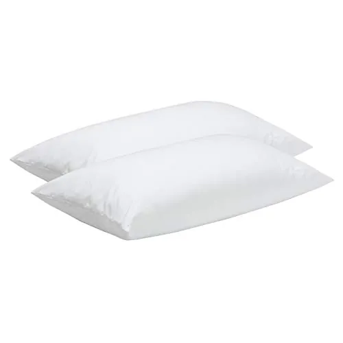 Pikolin Home - Pack 2 Funda de Almohada 75x40 cm Impermeable Tencel con Cremallera - Hipertranspirable, Extrasuave, Protector de Almohada Absorbente de Humedad, Certificado Oeko-Tex
