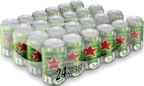Heineken Cerveza Lager, 24 x 330ml