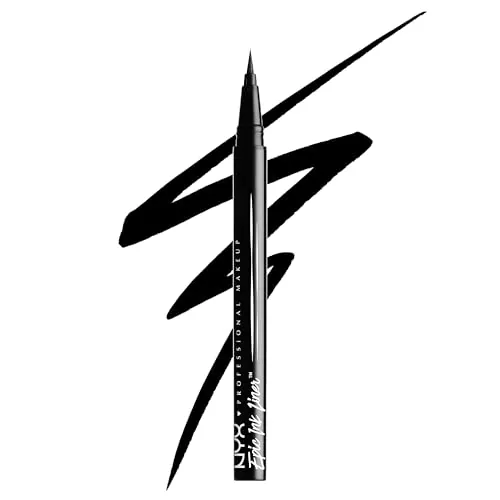NYX Professional Makeup Epic Ink Liner Delineador de Ojos Líquido, Negro