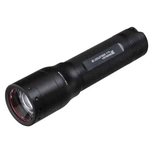 Ledlenser P7 recargable | 2017 Gen 1 | linterna | enfocable | con batería | 1000 lúmenes | 210 metros de alcance | 40 horas de duración de la luz | negro
