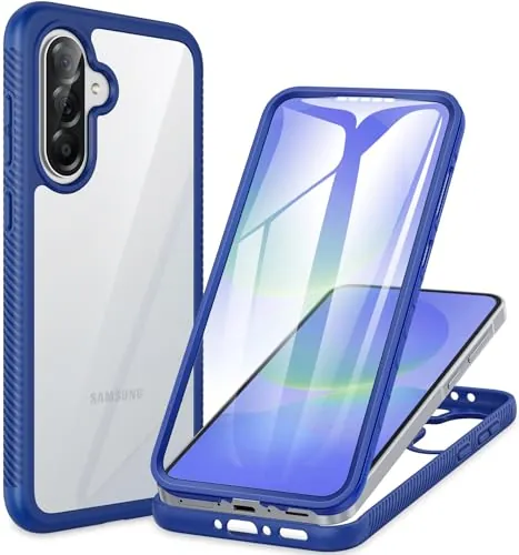 CENHUFO Funda Samsung A37 5G /A36 5G / A56 5G, Carcasa Antigolpes 360 Grados con Protector de Pantalla Integrado, Robusta Doble Cara Case Capa Funda para Samsung Galaxy A37 5G/ A36 5G /A56 5G -Azul