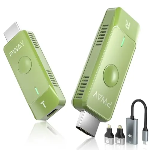Transmisor y Receptor HDMI Inalámbrico para Transmisión De TV, Reuniones, Archivos De Video y Audio Desde Laptop, PC A TV, Proyector