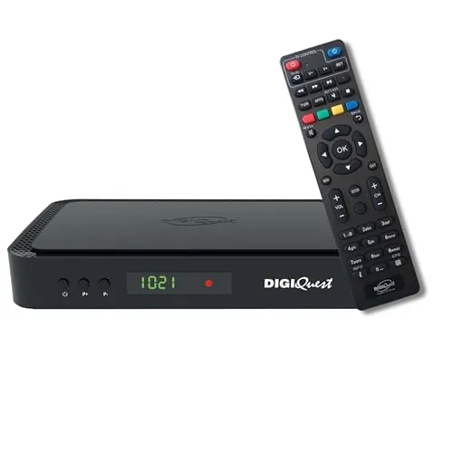 DIGIQUEST Decoder tivùsat Combo 4K Q99 | Satélite + Terrestre | HbbTV Interactivo | HEVC Main 10 | Grabación activable | Mando 2 en 1 | Smartcard incluida | Preparado para Sistema Merlin