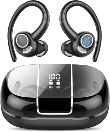 Csasan Auriculares inalámbricos Deportivos, Cascos Sonido Premium