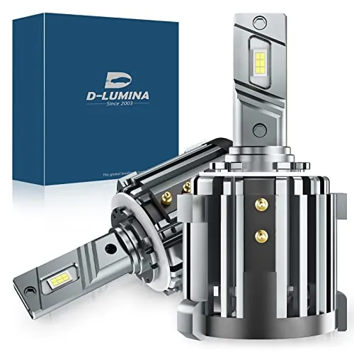D-Lumina Bombillas LED H7 Canbus 120W 18000LM 6000K, Compatible GOLF Volkswagen VW Passat Golf GTI Tiguan M.ercedes-B.enz, con Adaptadores Específicos, Low Beam Reemplazo (2 piezas