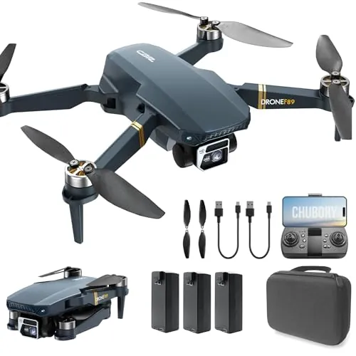 Dron con Cámara 4K HD, 84 Min de Vuelo (3 Baterías), Alcance de 800 m, Seguimiento Automático, Motor Brushless y Hover Automático – Ideal para Principiantes y Adultos