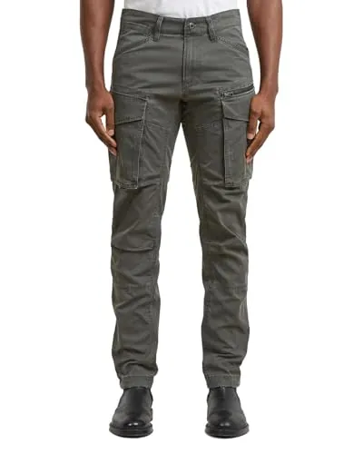 G-Star Men's Rovic Zip 3D Regular Tapered Pants, Size: 38/32, Color Gray
