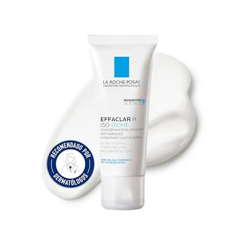 La Roche-Posay, Effaclar H Iso-Biome, Crema hidratante día, 40 ml
