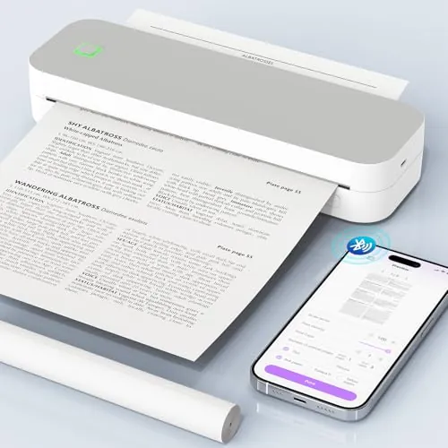Ablemark U210 Impresora térmica portátil A4 con Bluetooth y sin Tinta