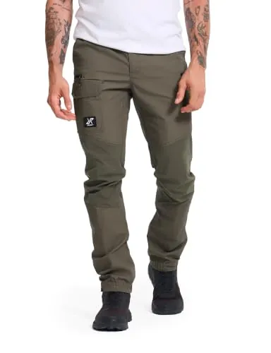 RevolutionRace Nordwand Pantalones para Hombre, Morel/Moss Grey, M