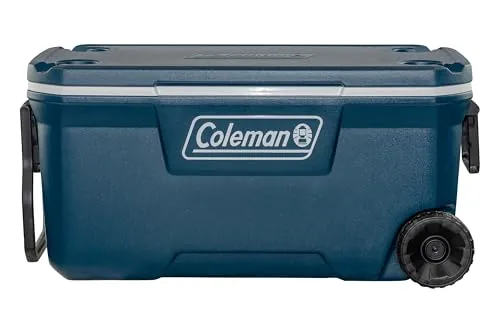 CAMPINGAZ Unisex Adulto Coleman Xtreme 100 QT Nevera, Caja térmica con Ruedas, Blue, 90 L