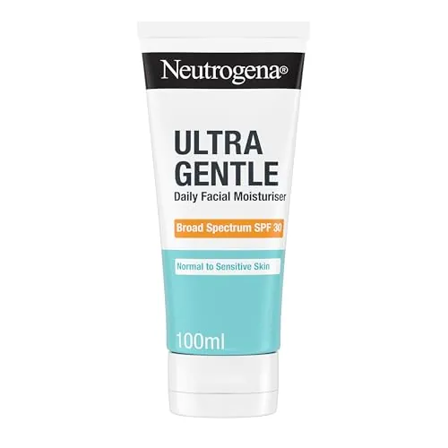 Neutrogena Ultra Gentle Crema Hidratante Facial SPF 30, Con CICA, 100 ml