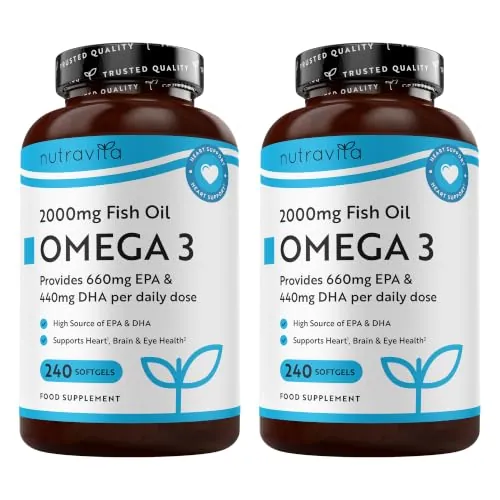 Nutravita Omega 3 2000mg - con 660mg EPA y 440mg DHA