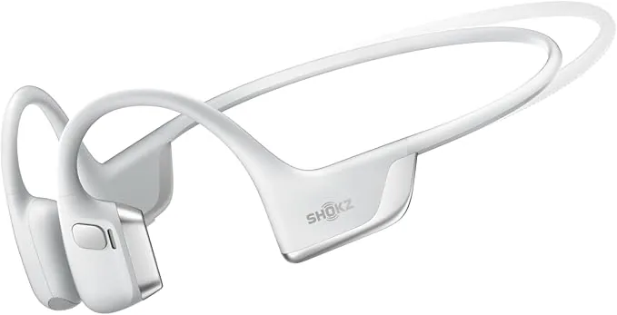 SHOKZ OpenRun Pro 2 Mini Auriculares Deportivos de Conducción Ósea, Inalámbricos Bluetooth 5.3, Micrófonos con Cancelación de Ruido, Resistente al agua IP55, 12h Reproducción, Carga Rápida USB-C, Plat