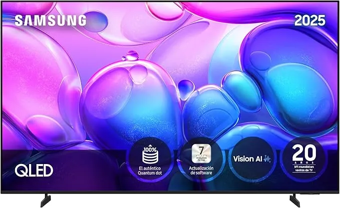 Samsung TV 75 Pulgadas QLED Q6F 4K Smart TV con Vision AI, 100% Volumen de Color con Quantum Dot y más de 500 Canales [Clase de eficiencia energética G]
