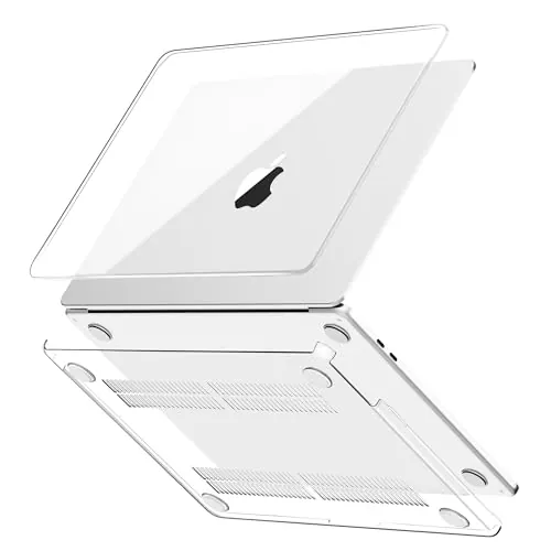 GPXIIZ Funda para MacBook Air 13 Pulgadas M1 2021-2018, Transparente