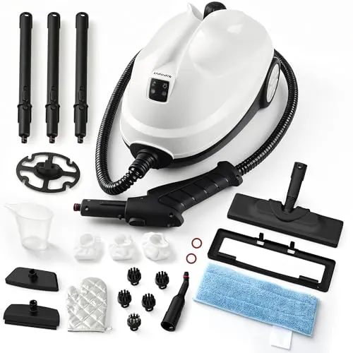 Udodik Vaporeta Limpieza Hogar Potente Con 20 Accessorios, 4.5 Bar