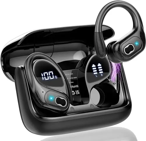 STECEi AI Auriculares Traductor en Tiempo Real(2026), 3 in 1 AI Auriculares Traductor, Bluetooth 5.4, Negocios/Aprendizaje/Reunirse Negro
