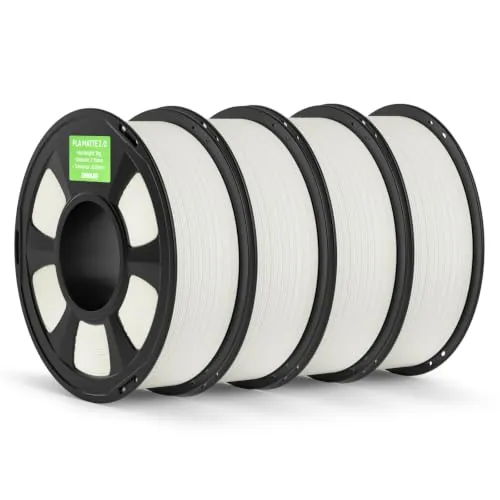 DEEPLEE PLA Mate 2.0 1.75 mm, Blanco, Pack 4 x 1 kg