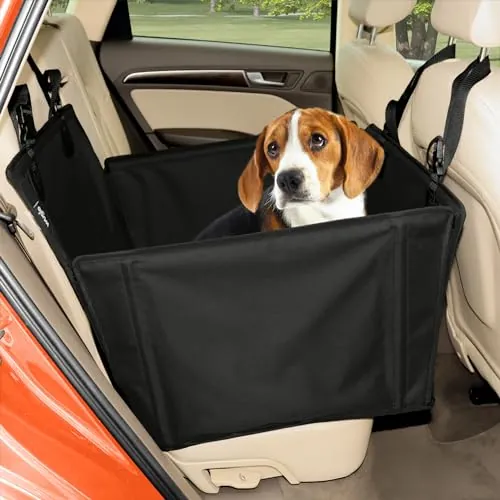 WUGLO Asiento de Coche para Perros Medianos Extra Estable hasta 18 kg