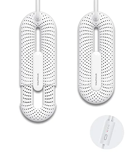 Snowpea Secador de Zapatos eléctrico Secador de Botas Secador de Entrenador para Botas Guantes con Temporizador de 3/6/9 Horas (Pro-Blanco)