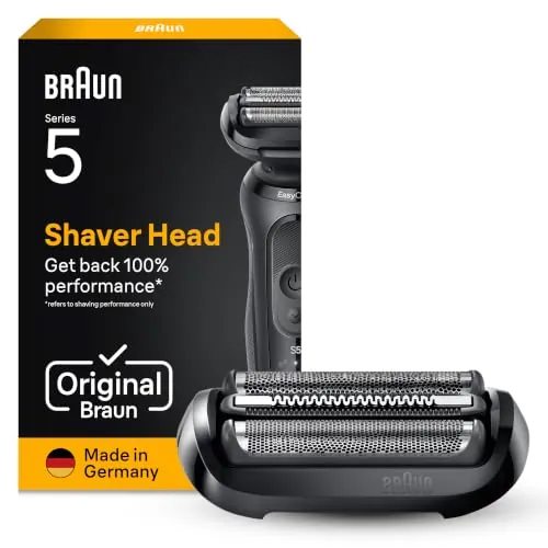 Braun Series 5 Recambio para Afeitadora Eléctrica Hombre, 54B, Negro