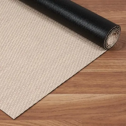 STORESDECO Alfombra vinílica de Tejido Trenzado Premium de Alta Gama. Lavable Antideslizante y extraplana. Materiales Resistentes de máxima Calidad Color Crudo 160 x 230 cm