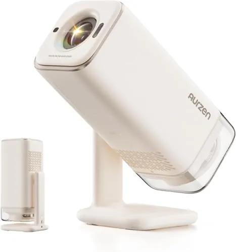 Aurzen Boom Air Mini Proyector con Google TV y Netflix, Carga USB-C
